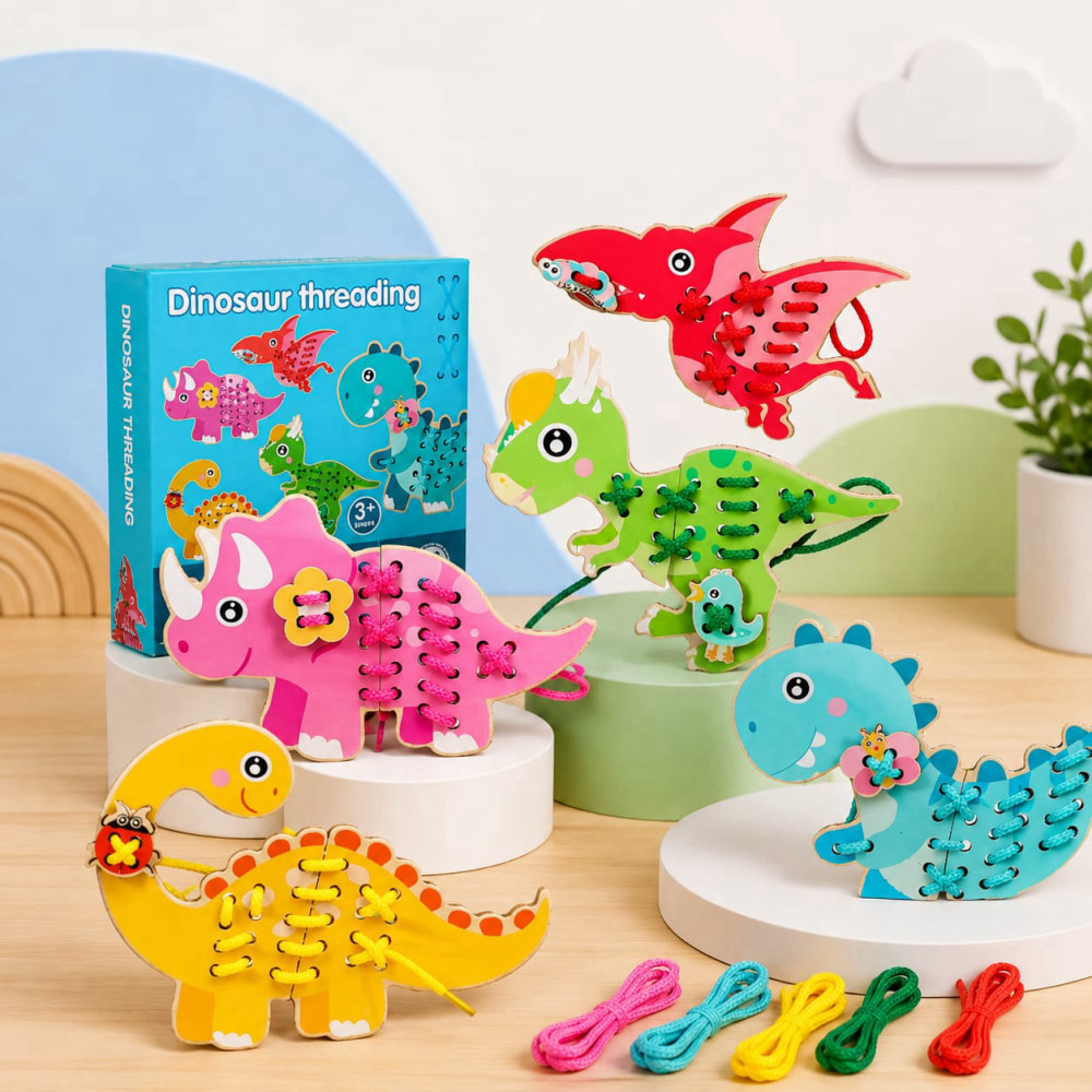 Dinosaurios para Enhebrar