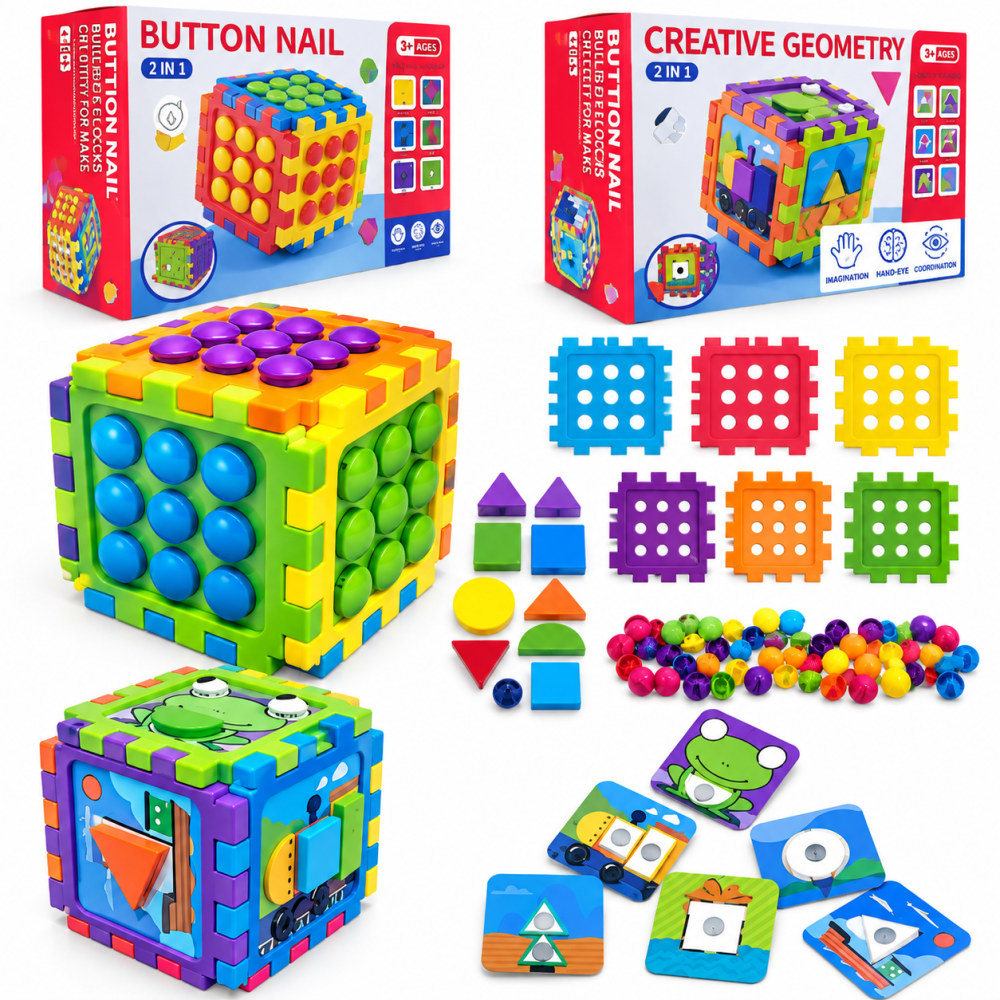 Miniatura 2 de Cubo botón idea multifuncional