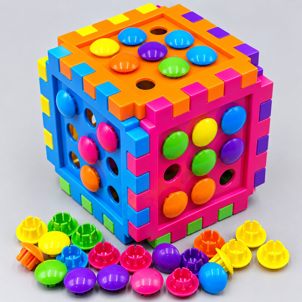 Miniatura 3 de Cubo botón idea multifuncional
