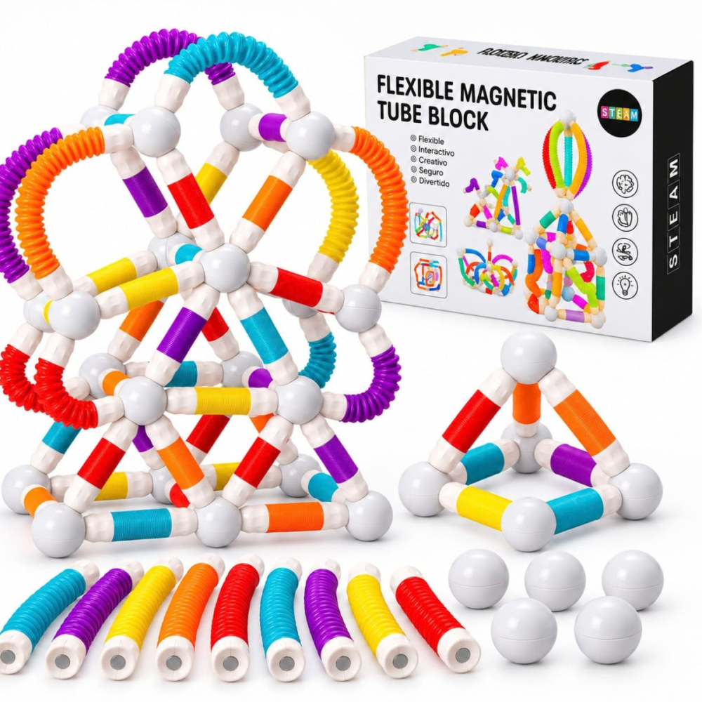 Bloques magnéticos de tubos flexibles