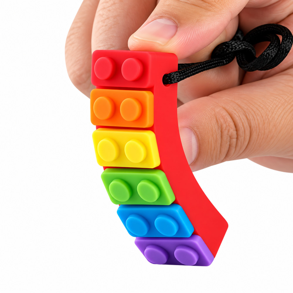 Miniatura 2 de Collar sensorial de bloques de arcoiris 