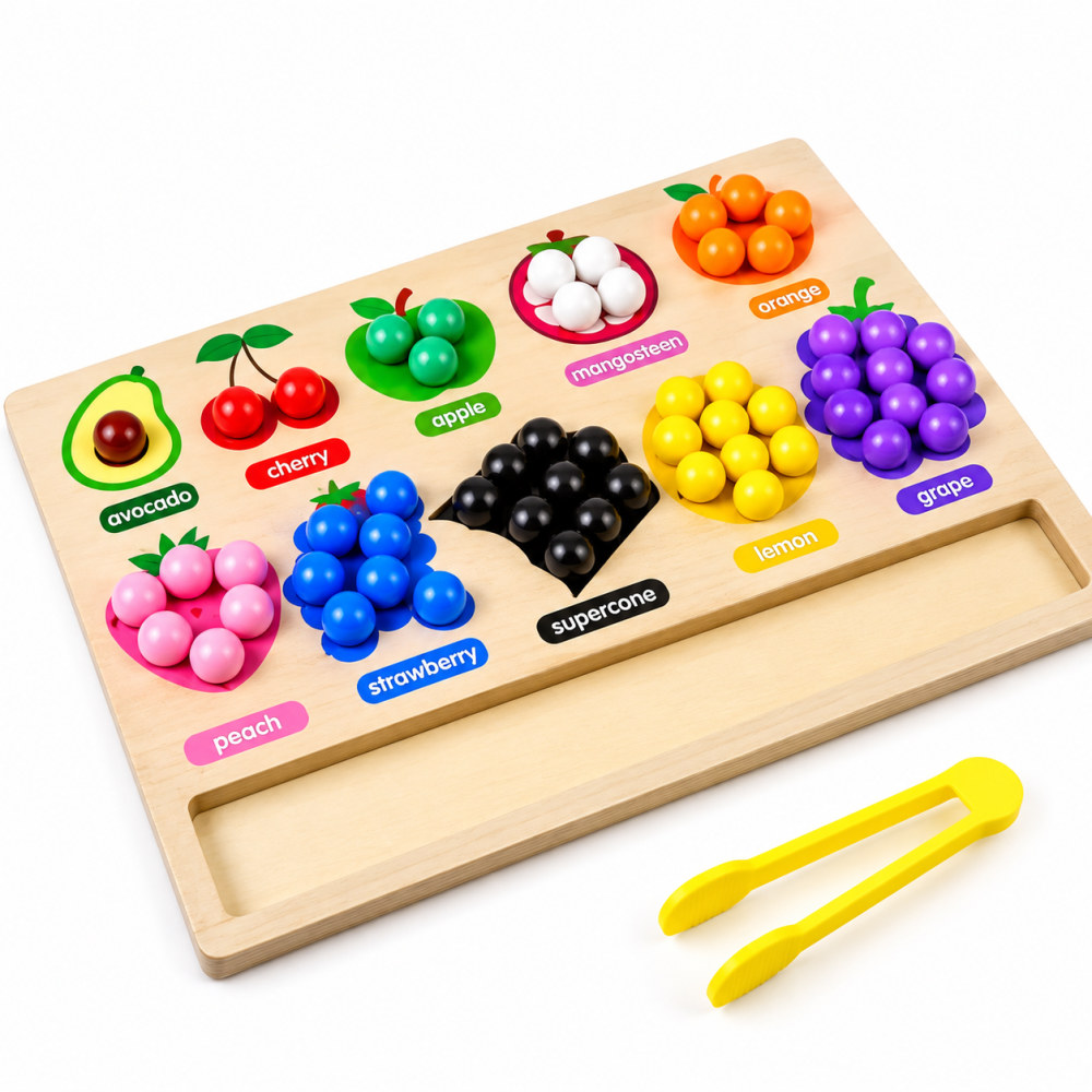 Miniatura 2 de Tablero de clasificación de frutas con pinza